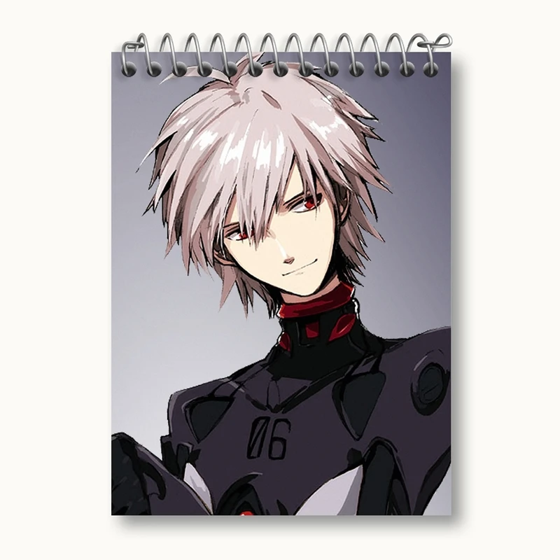 دفتر یادداشت 50 برگ خندالو مدل کائورو ناگیسا انیمه اونگلیون کد 13794