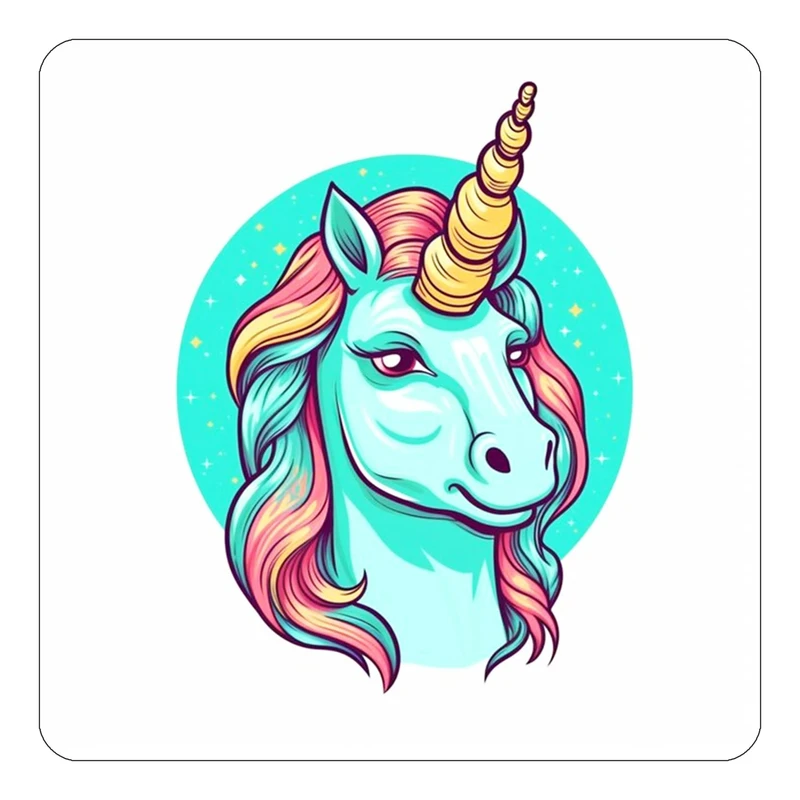 مگنت کاکتی طرح اسب تک شاخ و یونیکورن مدل mp30158