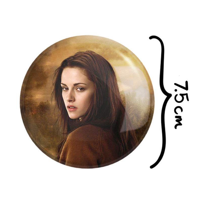 آینه جیبی خندالو طرح بلا سوان گرگ و میش Twilight مدل تاشو کد 10856