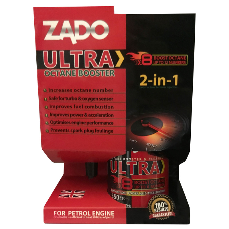 اکتان بوستر زادو مدل Ultra حجم 350 میلی لیتر