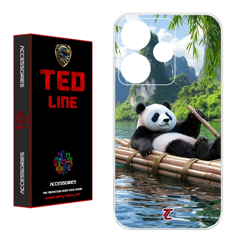 کاور تدلاین طرح پاندا کد 1162 مناسب برای گوشی موبایل شیائومی Redmi 13 4G