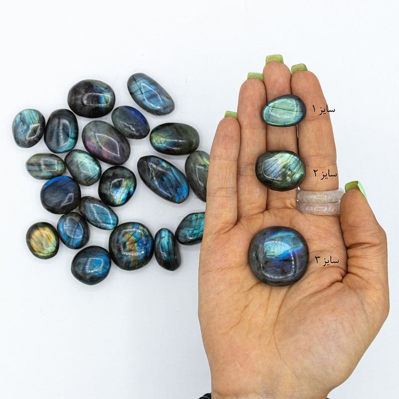 سنگ راف مانا جم مدل لابرادوریت ماداگاسکار تامبل شده