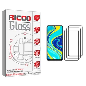 ricoo +HD Screen Protector For Xiaomi Redmi Note 9S Pack Of 3