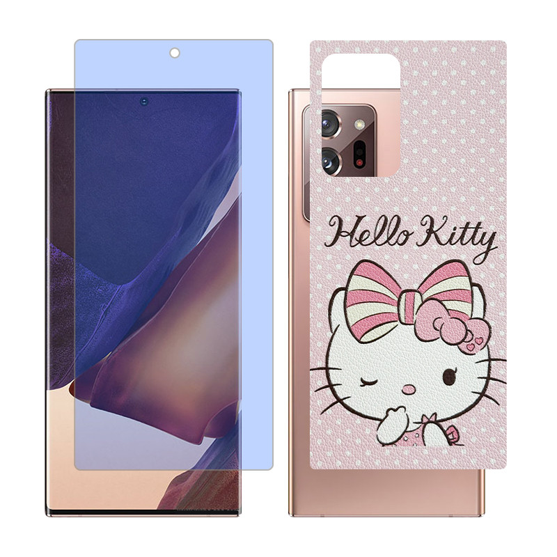 محافظ صفحه نمایش آنتی بلو گلس مدل Together مناسب برای گوشی موبایل سامسونگ Galaxy Note20 Ultra 5G به همراه برچسب پوششی پشت گوشی 