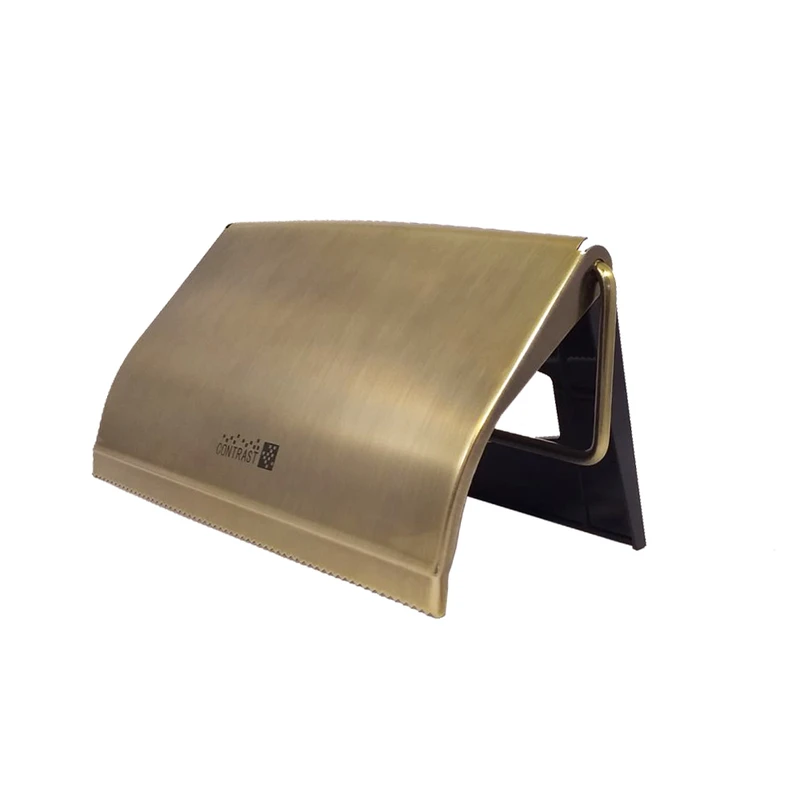 پایه رول دستمال کاغذی کنتراست مدل کاوردار Large-Bronze