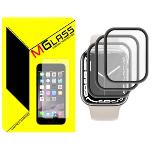 MGlass NMG Nano Screen Protector For Apple Watch Series 7 45mm Pack of 3