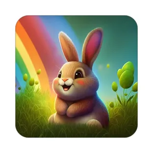 زیر لیوانی کاکتی طرح حیوانات کارتونی مدل mp28318