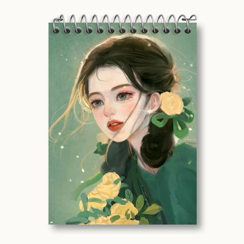 دفتر یادداشت 50 برگ خندالو مدل دخترانه کد 25620