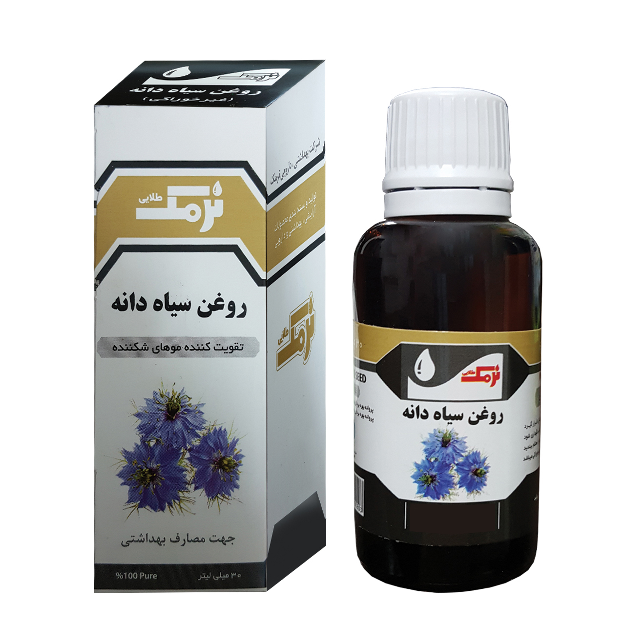 روغن سیاهدانه نرمک طلایی مدل 002 حجم 30 میلی لیتر