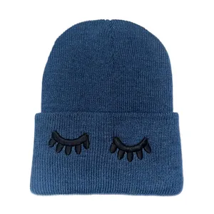 کلاه بافتنی مدل مژه کد 01