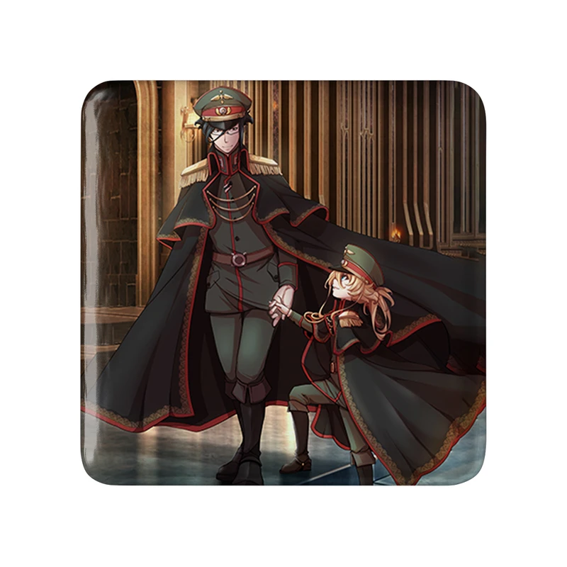 پیکسل خندالو طرح اریچ و تانیا انیمه یوجو سنکی مدل مربعی کد 34686