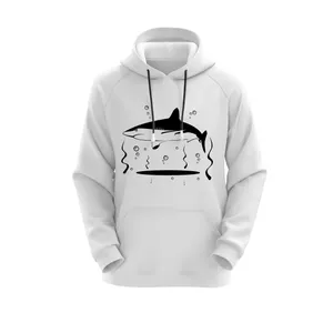 هودی زنانه مدل کوسه کد J189 رنگ سفید