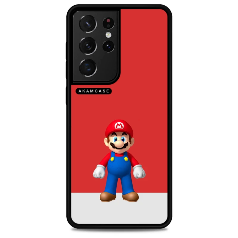 کاور آکام مدل AMCWSGS21U-SUPER MARIO2 مناسب برای گوشی موبایل سامسونگ Galaxy S21 Ultra
