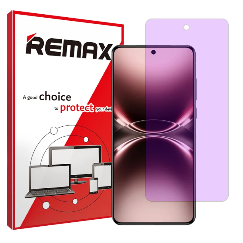 محافظ صفحه نمایش فیلتر بنفش ریمکس مدل Eye Care مناسب برای گوشی موبایل ویوو X200 Ultra