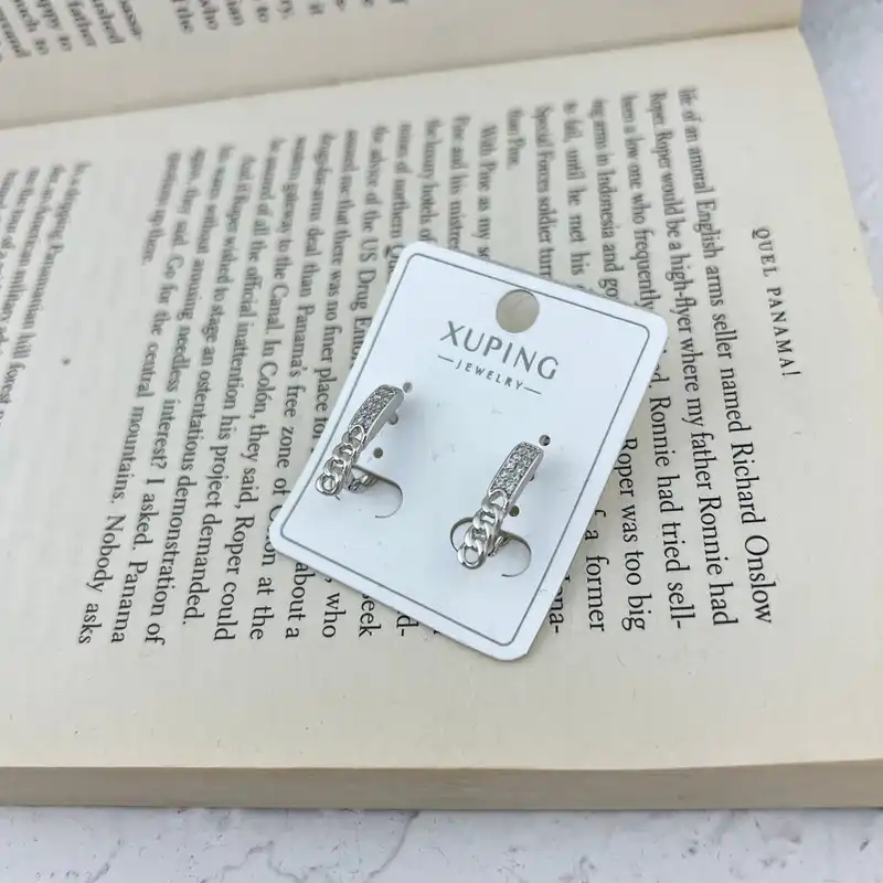 گوشواره زنانه ژوپینگ مدل کارتی کد E4966