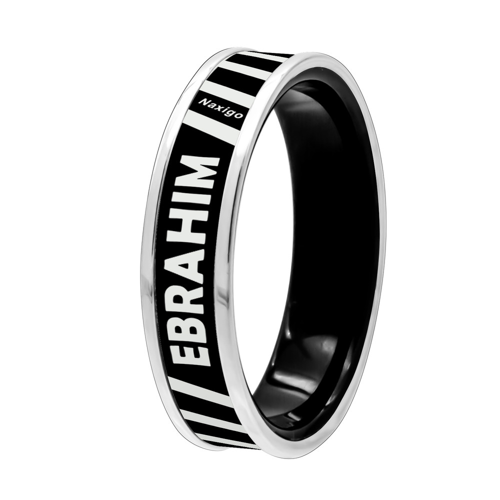 انگشتر ناکسیگو مدل شب تاب طرح ابراهیم کد RB15878