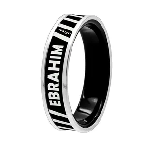 انگشتر ناکسیگو مدل شب تاب طرح ابراهیم کد RB15878