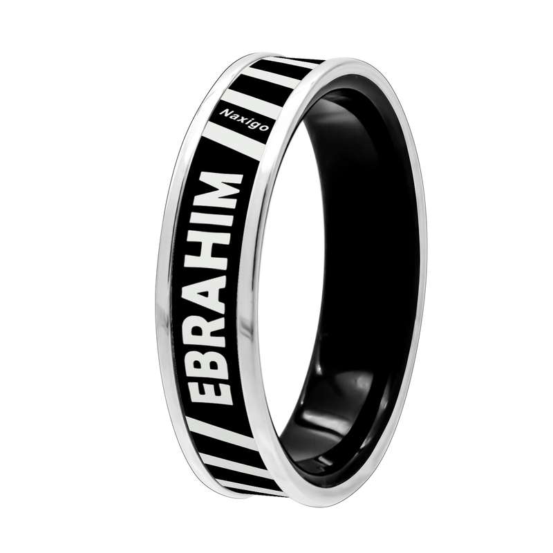 انگشتر ناکسیگو مدل شب تاب طرح ابراهیم کد RB15878
