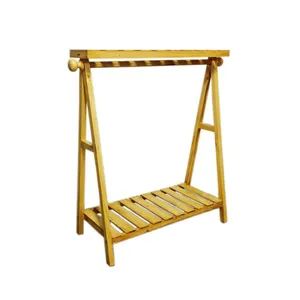 رگال لباس مدل تاجدار گوشواره ایی به همراه 12 عدد چوب لباسی