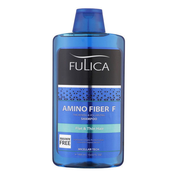 شامپو تقویت‌کننده مو فولیکا مدل Amino Fiber حجم 400 میلی‌لیتر