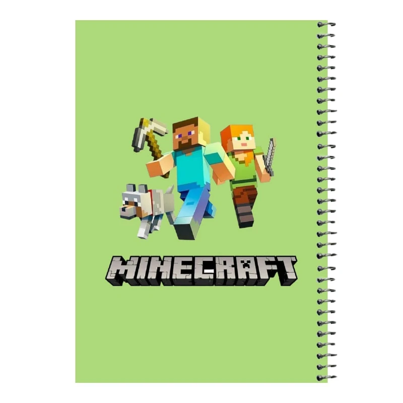 دفتر مشق 80 برگ اس جی مدل ماینکرفت کد۴   