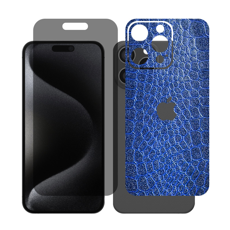 محافظ صفحه نمایش حریم شخصی گلس مدل Together مناسب برای گوشی موبایل اپل iPhone 15 Pro Max به همراه برچسب پوششی پشت گوشی