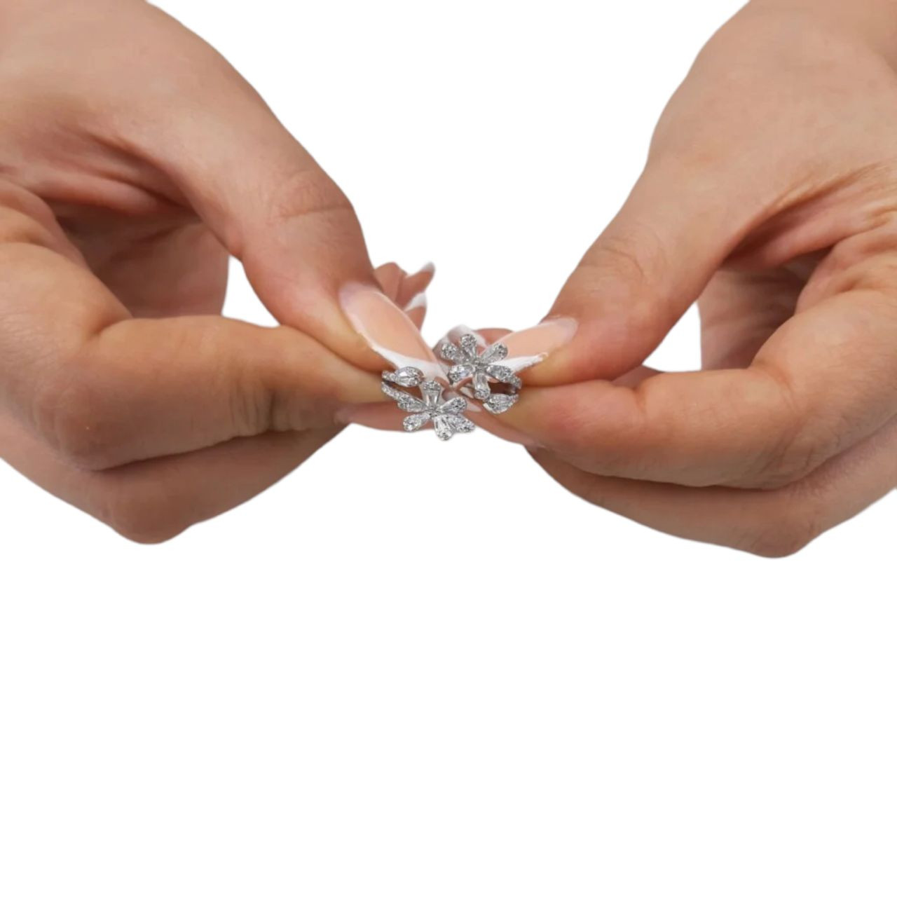 انگشتر نقره زنانه مدل فلاور تو کد 099