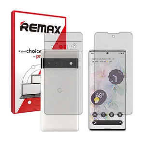 Remax HyMTT model matte screen protector suitable for Google Pixel 6 Pro mobile phone along with phone back protector