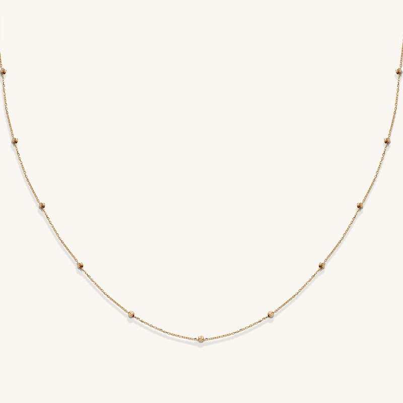 گردنبند طلا 18 عیار زنانه زرالتون مدل البرنادو لایت