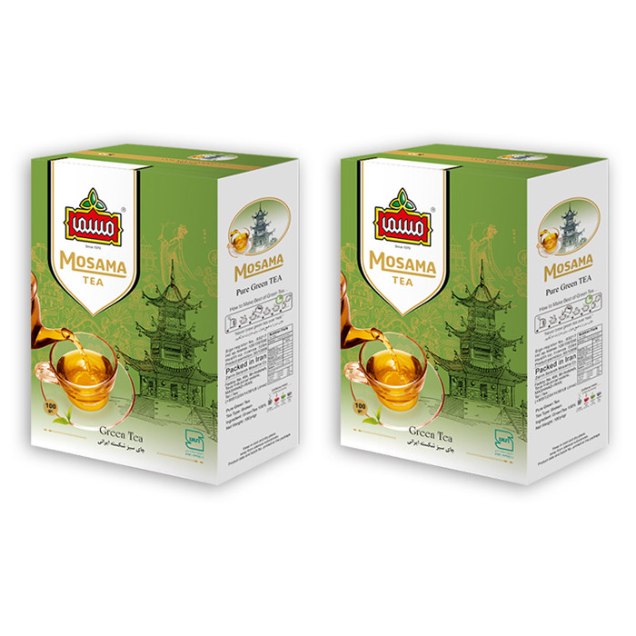چای سبز مسما - 100 گرم بسته 2 عددی