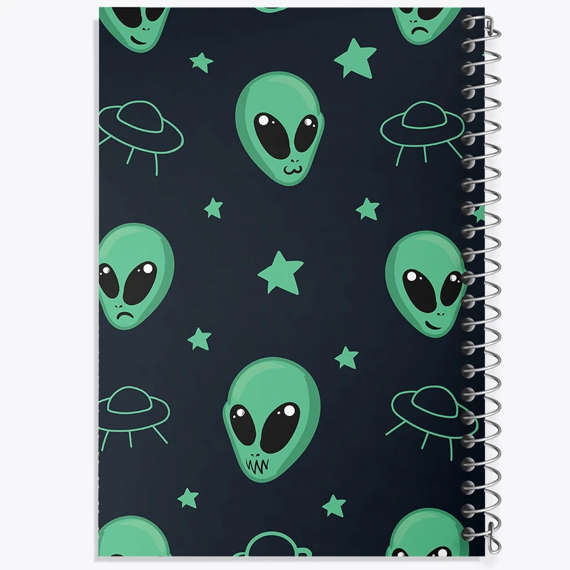 دفتر شطرنجی 50 برگ خندالو مدل آدم فضایی کد N992