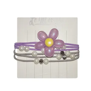 کش مو دخترانه مدل دوبل بابونه کد 4 مجموعه 2 عددی