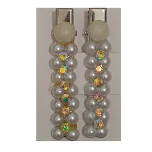 گیره مو زنانه مدل مرواریدی بسته 2 عددی