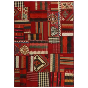 کلاژ گلیم دستبافت سه و نیم متری کد 486879