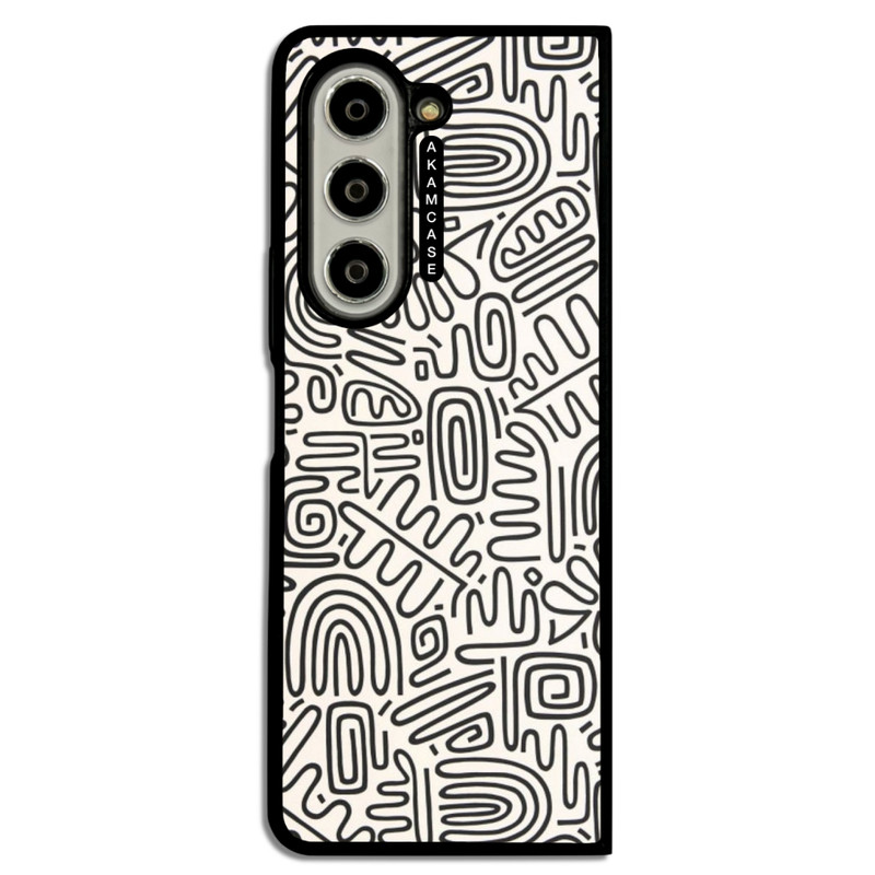 کاور آکام مدل AMC-WSGZFOLD5-DOODLE10 مناسب برای گوشی موبایل سامسونگ Galaxy Z Fold 5