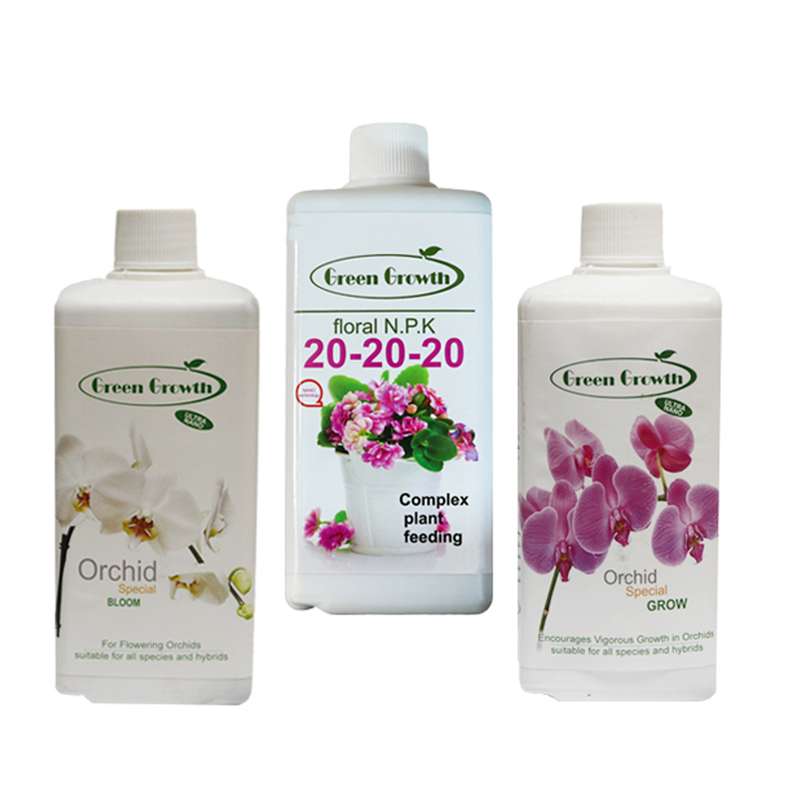  کود مایع ارکیده گرین گروت مدل GS-01 حجم 500 میلی لیتر مجموعه 3 عددی
