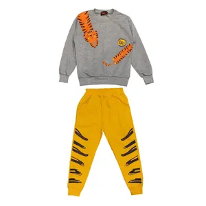ست تی شرت و شلوار پسرانه مدل ببر کد oi9