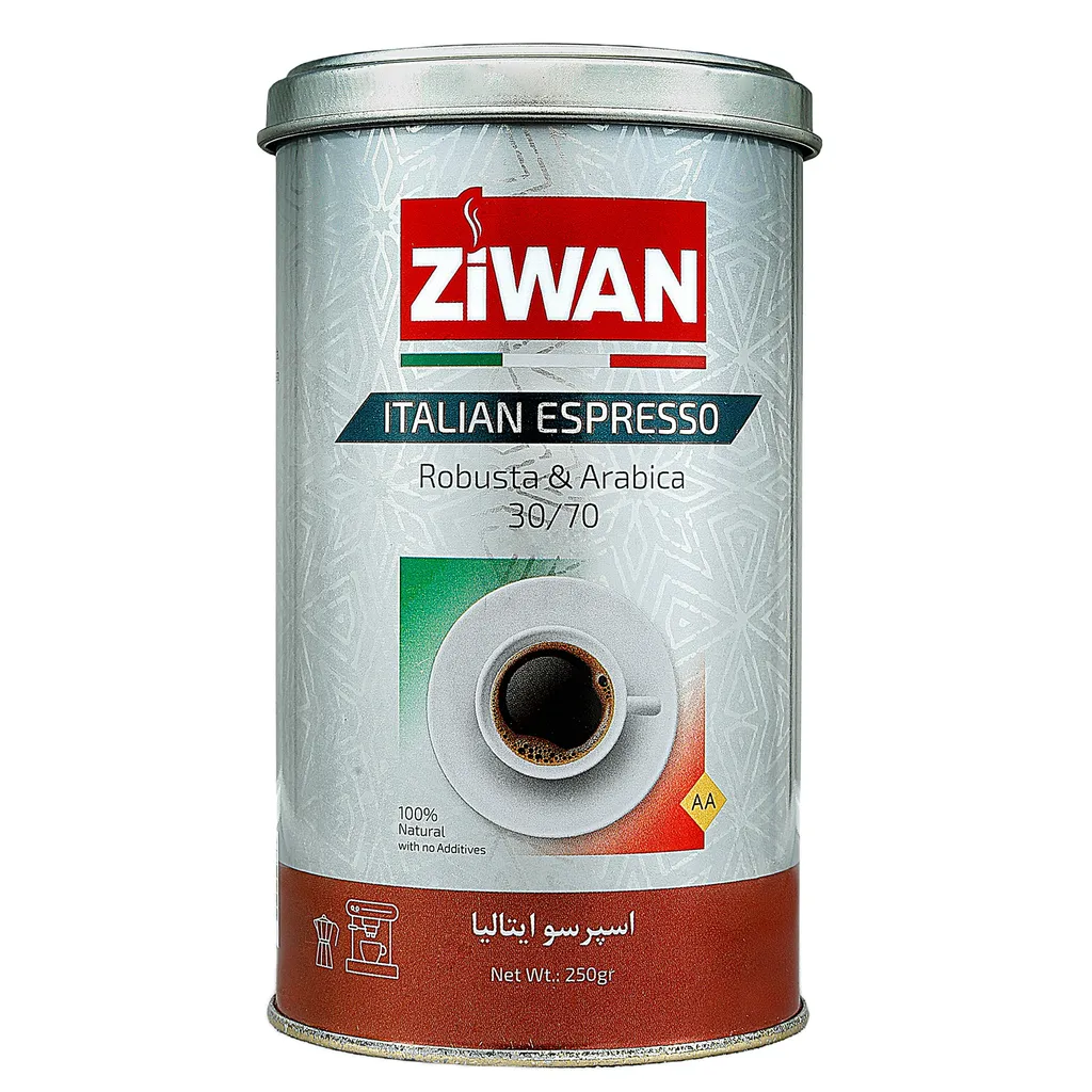 قهوه اسپرسو زیوان - 250 گرم