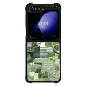AKAM AMC-WSGZFLIP5-GREEN-16 Cover For Samsung Galaxy Z Flip 5