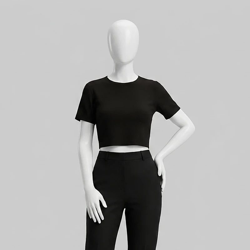 کراپ تی‌شرت زنانه دفکتو مدل 8683523540257