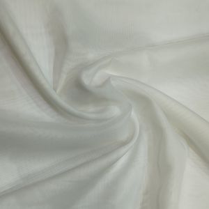 پارچه پرده عرض 3 متر مدل 11309 رنگ سفید