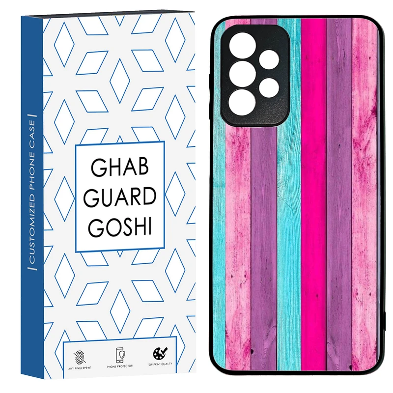 کاور قاب گارد گوشی طرح چوب رنگی کد TPU-253 مناسب برای گوشی موبایل سامسونگ Galaxy A23