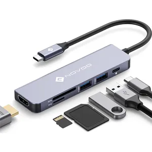 هاب 6 پورت USB-C نوو مدل R6 PD