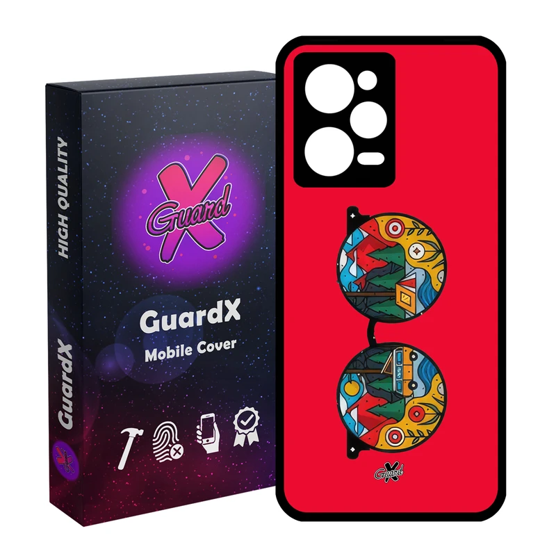 کاور گارد ایکس طرح عینک مدل Glass10638 مناسب برای گوشی موبایل شیائومی Redmi Note 12 Pro 5G/Poco X5 Pro 5G/Note 12 Pro Pro speed