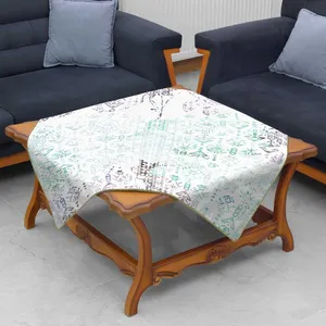 رومیزی مدوپد طرح گلیم فیروزه ای مدل mod00019