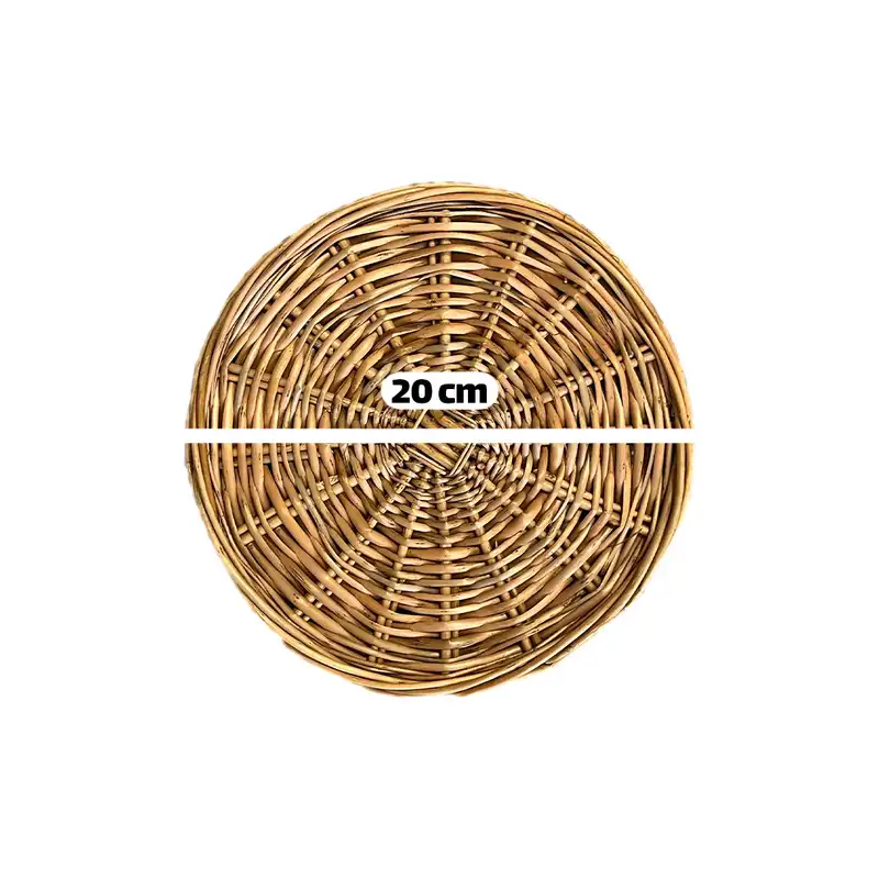 سینی حصیری مدل مروار طرح گرد کد 20