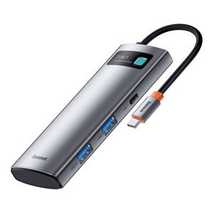 نقد و بررسی هاب 7 پورت USB-C باسئوس مدل WKWG020113 توسط خریداران