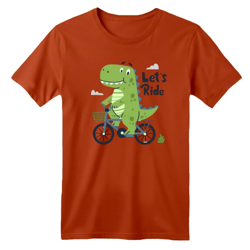 تی شرت آستین کوتاه بچگانه مدل دایناسور کد ۱