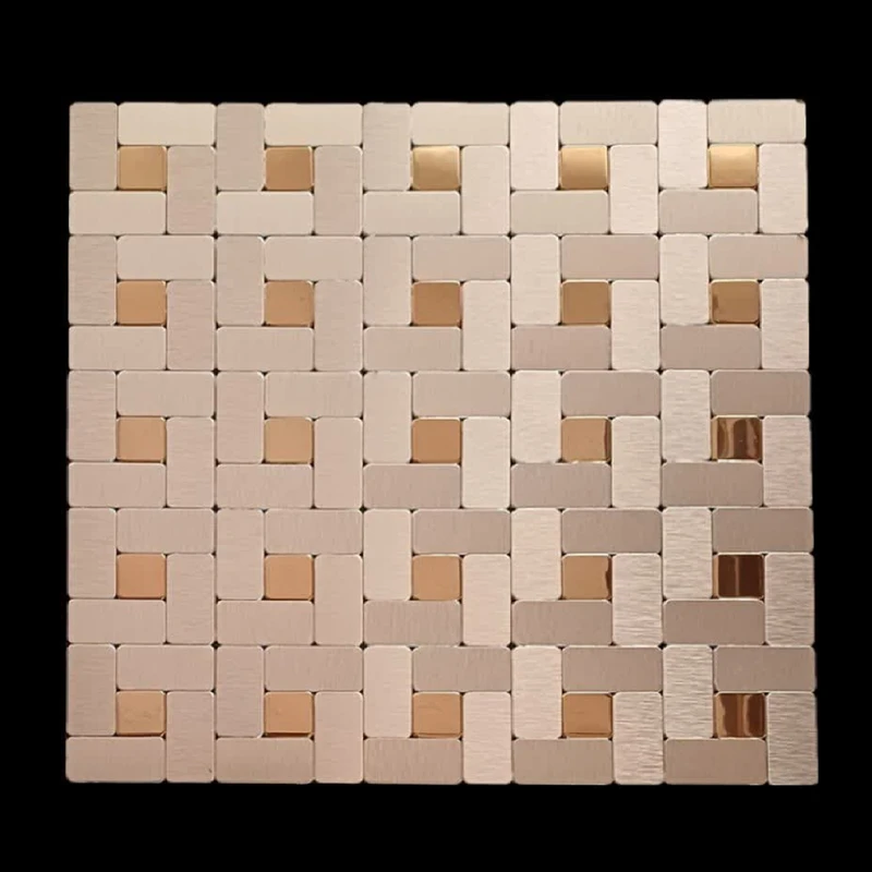 دیوارپوش مدل تایل بین کابینتی پشت چسبدار کد 40023 بسته 6 عددی