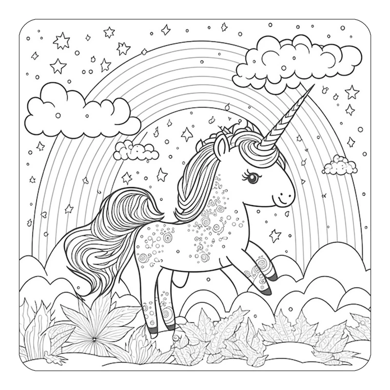 مگنت کاکتی طرح اسب تک شاخ و یونیکورن مدل mp30353